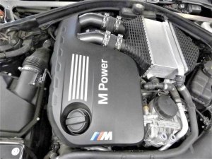BMW M3 Intercooler Charge Pipe Kit - AEM Induction - Mandrel-Bent Aluminum - Gunmetal Gray - `15-`20